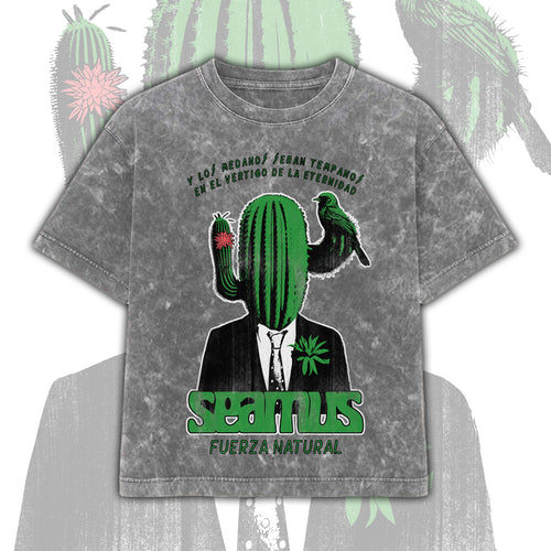 Polera AcidWash Cactus