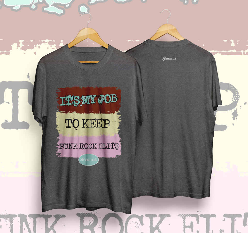 Polera Essential PunkRockElite (Grafito)